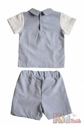 Купить Костюмчик 2-ка футболка+шорты голубые для мальчика MYMIO baby Му22-5161Гл на КидБутик Костюмчик 2-ка футболка+шорты голубые для мальчика MYMIO baby Му22-5161Гл