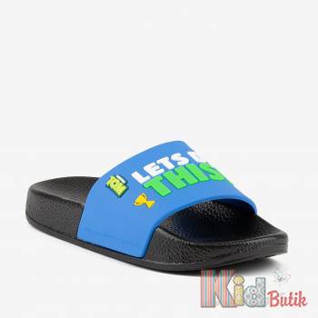 Купити Сланці для хлопчика з Томом Coqui 22-6383 Black/Royal на КідБутік Сланці для хлопчика з Томом Coqui 22-6383 Black/Royal