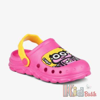 Купить Клоги с интересным принтом розового цвета для девочки Coqui 25-9383 Lt.fuchsia/Yellow на КидБутик Клоги с интересным принтом розового цвета для девочки Coqui 25-9383 Lt.fuchsia/Yellow