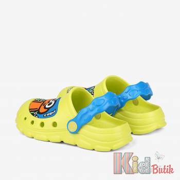Купить Клоги с интересным принтом желтого цвета для мальчика Coqui 22-9383 Citrus/Sea blue на КидБутик Клоги с интересным принтом желтого цвета для мальчика Coqui 22-9383 Citrus/Sea blue