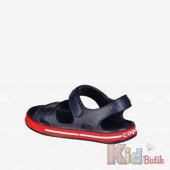 Купить Сандали пляжние темно-синего цвета для мальчика Coqui 22-8851 Navy/Red на КидБутик Сандали пляжние темно-синего цвета для мальчика Coqui 22-8851 Navy/Red