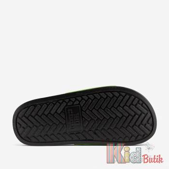 Купить Шлепанцы черно-лаймовые с котом для мальчика Coqui 22-6383 Black/Lime на КидБутик Шлепанцы черно-лаймовые с котом для мальчика Coqui 22-6383 Black/Lime