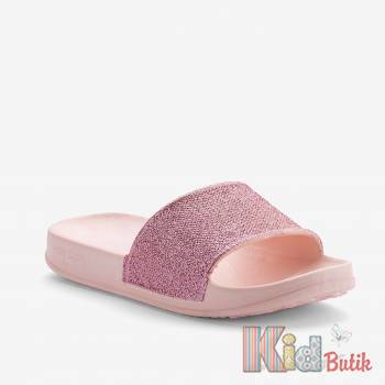 Купить Сланцы для девочки блестящие розового цвета Coqui 22-7083 Candy pink glitter на КидБутик Сланцы для девочки блестящие розового цвета Coqui 22-7083 Candy pink glitter