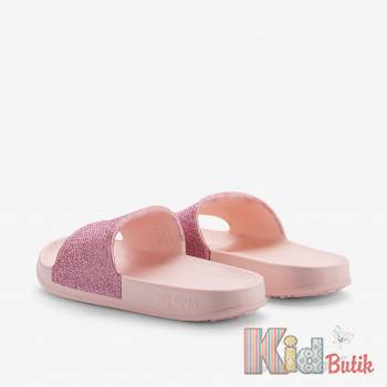 Купить Сланцы для девочки блестящие розового цвета Coqui 22-7083 Candy pink glitter на КидБутик Сланцы для девочки блестящие розового цвета Coqui 22-7083 Candy pink glitter