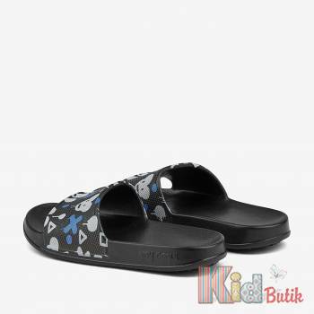 Купить Сланцы с принтом черного цвета для мальчика Coqui 22-7083Black/Mid.grey mouse на КидБутик Сланцы с принтом черного цвета для мальчика Coqui 22-7083Black/Mid.grey mouse