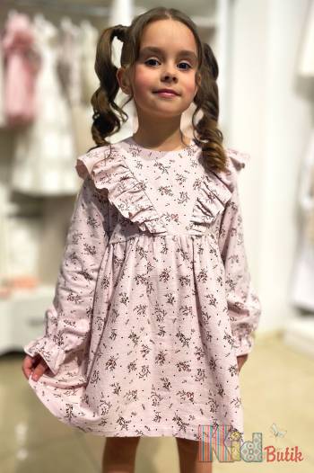 Купити Сукня Амелі з ніжної фланелевої тканини Little Lady 230201 на КідБутік Сукня Амелі з ніжної фланелевої тканини Little Lady 230201