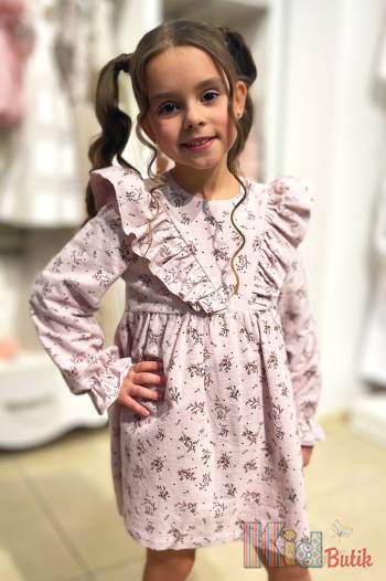 Купити Сукня Амелі з ніжної фланелевої тканини Little Lady 230201 на КідБутік Сукня Амелі з ніжної фланелевої тканини Little Lady 230201