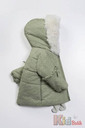 Купить Куртка зеленая с кроликом для девочки Midimod Мд22-5Зл(22351) на КидБутик Куртка зеленая с кроликом для девочки Midimod Мд22-5Зл(22351)