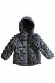 Купити Куртка чорна зимова з ромбами для дівчинки Midimod Мд22-11Чрн(22455) на КідБутік Куртка чорна зимова з ромбами для дівчинки Midimod Мд22-11Чрн(22455) - фото 4