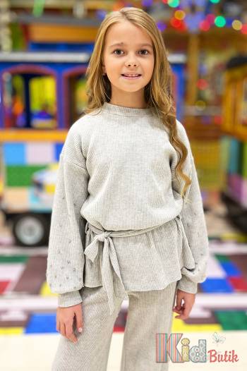 Купити Костюм 2-ка сірого кольору Best Kids БК22-12024Ср на КідБутік Костюм 2-ка сірого кольору Best Kids БК22-12024Ср