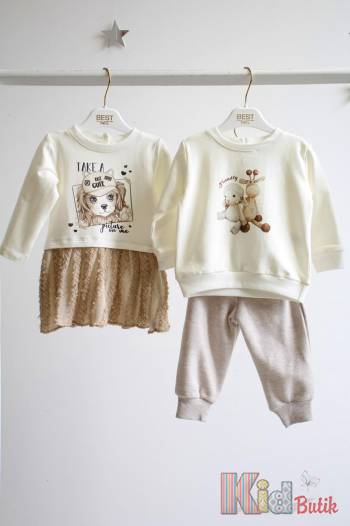 Купити Сукня з собачкою для маленької дівчинки Best Kids БК22-10023 на КідБутік Сукня з собачкою для маленької дівчинки Best Kids БК22-10023