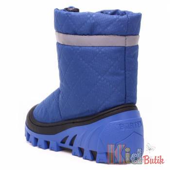 Купить Ботинки-сноубутсы синие для маленького мальчика Bartek 22-1486/39FW на КидБутик Ботинки-сноубутсы синие для маленького мальчика Bartek 22-1486/39FW