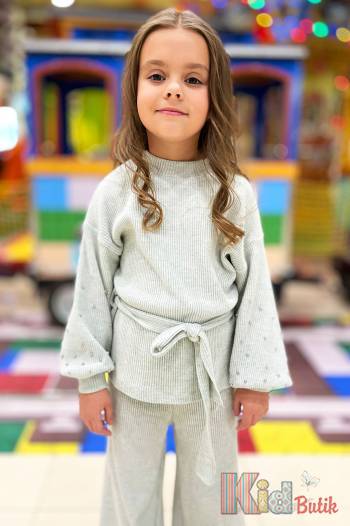 Купити Комплект м'ятного кольору (туніка+палаццо) для дівчинки Best Kids БК22-14018Мят на КідБутік Комплект м'ятного кольору (туніка+палаццо) для дівчинки Best Kids БК22-14018Мят