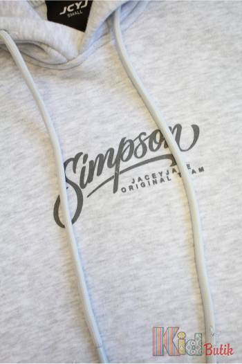 Купити Худі утеплений сірий уні "Simpson" для підлітків JaceyJace Дж22-17(302)сір на КідБутік Худі утеплений сірий уні "Simpson" для підлітків JaceyJace Дж22-17(302)сір