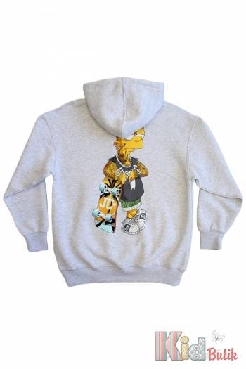 Купити Худі утеплений сірий уні "Simpson" для підлітків JaceyJace Дж22-17(302)сір на КідБутік Худі утеплений сірий уні "Simpson" для підлітків JaceyJace Дж22-17(302)сір
