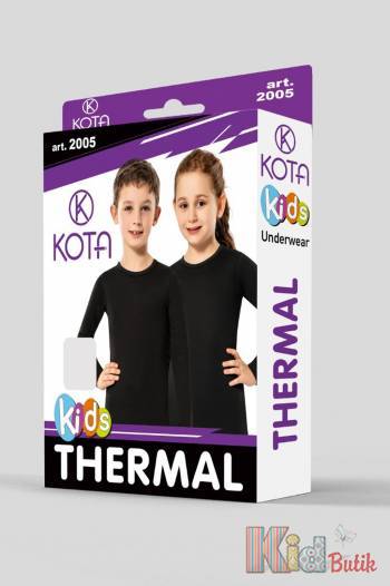 Купить Термокофта черная для ребенка 9-15 лет KOTA 2005/9-11-13 на КидБутик Термокофта черная для ребенка 9-15 лет KOTA 2005/9-11-13