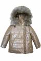 Купить Куртка кофейного цвета с отблеском для девочки Elf Kids МС22-1беж на КидБутик Куртка кофейного цвета с отблеском для девочки Elf Kids МС22-1беж