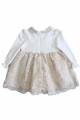 Купить Платье с кружевом для маленькой девочки MYMIO baby Му23-3760 на КидБутик Платье с кружевом для маленькой девочки MYMIO baby Му23-3760 - фото 2