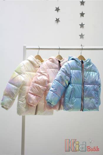 Куртка  для девочки жемчужноголубого цвета Bolina Baby И22-34Гл(2221)