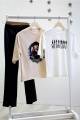 Купити Футболка молочна з цікавим принтом для дівчинки Weekend Wk22-23Мол. на КідБутік Футболка молочна з цікавим принтом для дівчинки Weekend Wk22-23Мол. - фото 10