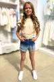 Купити Футболка бежевого кольору для дівчинки Brows Kids ВР23-1Беж( на КідБутік Футболка бежевого кольору для дівчинки Brows Kids ВР23-1Беж( - фото 5