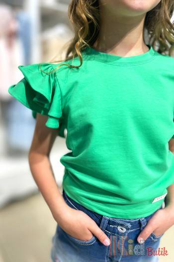 Купити Футболка яскраво-зеленого для дівчинки Brows Kids ВР23-1Зел на КідБутік Футболка яскраво-зеленого для дівчинки Brows Kids ВР23-1Зел