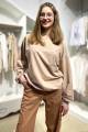 Купить Свитшот бежевого цвета с надписью always young MiniModa Мі23-1Беж на КидБутик Свитшот бежевого цвета с надписью always young MiniModa Мі23-1Беж - фото 3