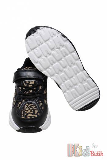 Купить Кроссовки в чёрном цвете с контрастной белой подошвой. Jong-Golf 23-С10746-3 на КидБутик Кроссовки в чёрном цвете с контрастной белой подошвой. Jong-Golf 23-С10746-3