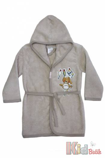 Купить Халат махровый "Зайка" для мальчика Ramel Kids 23-418 на КидБутик Халат махровый "Зайка" для мальчика Ramel Kids 23-418