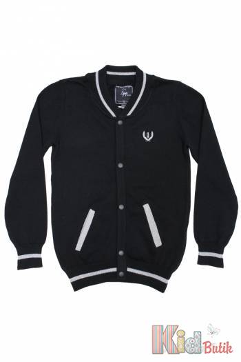 Купить Кардиган черный с V-образным вырезом A-yugi Jeans Аю26-11(17130) на КидБутик Кардиган черный с V-образным вырезом A-yugi Jeans Аю26-11(17130)