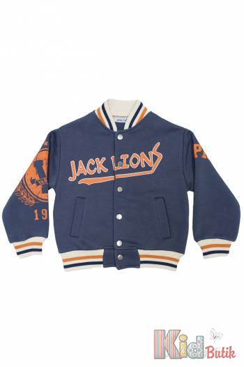 Купить Бомбер утепленный в синем цвете для мальчика Jack Lions Ес23-3(15111) на КидБутик Бомбер утепленный в синем цвете для мальчика Jack Lions Ес23-3(15111)