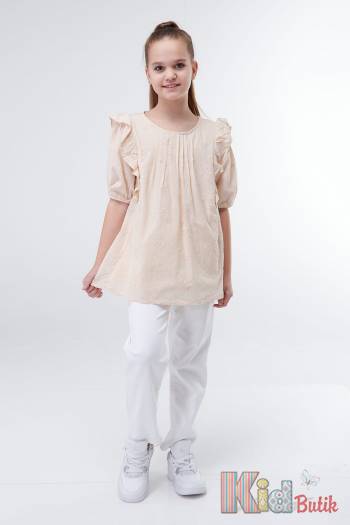 Купить Блуза с рукавами-фонариками для девочки Escabel Kids Ес23-41(790)Блуза на КидБутик Блуза с рукавами-фонариками для девочки Escabel Kids Ес23-41(790)Блуза