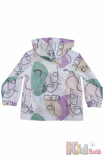 Купить Ветровка с ярким принтом для девочки Escabel Kids Ес23-37(32232) на КидБутик Ветровка с ярким принтом для девочки Escabel Kids Ес23-37(32232)