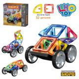 Купить Магнитный конструктор 32дет. "Футуристическая машинка" Limo Toy LT3001 на КидБутик Магнитный конструктор 32дет. "Футуристическая машинка" Limo Toy LT3001