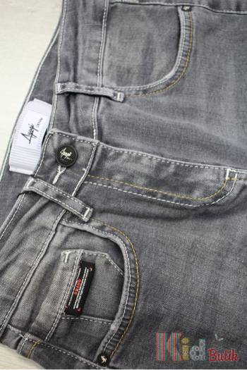 Купить Джинсы слим серые для мальчика "Brand" A-yugi Jeans Аю23-14(5354) на КидБутик Джинсы слим серые для мальчика "Brand" A-yugi Jeans Аю23-14(5354)