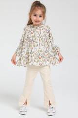 Купить Штаны с разрезом кремовые для девочки Escabel Kids Ес23-30(2367) на КидБутик Штаны с разрезом кремовые для девочки Escabel Kids Ес23-30(2367)