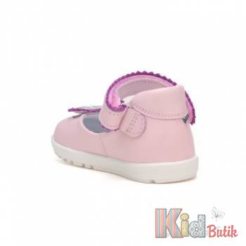Купить Туфли розовые с сердечком для маленькой девочки Bartek 23-71195/SLP на КидБутик Туфли розовые с сердечком для маленькой девочки Bartek 23-71195/SLP
