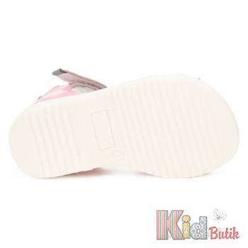 Купить Босоножки розовые с белым бантиком для девочки Bartek 23-11534005 на КидБутик Босоножки розовые с белым бантиком для девочки Bartek 23-11534005