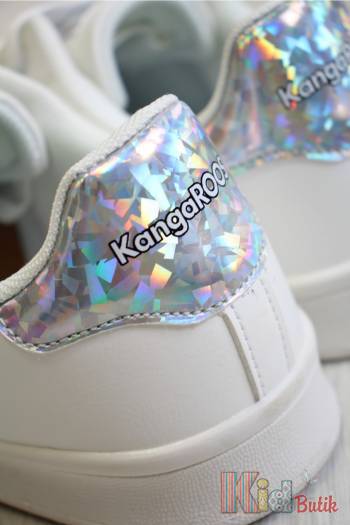 Купить Кроссовки белые с переливом для девочки KangaROOS 23-39283-000-0064 на КидБутик Кроссовки белые с переливом для девочки KangaROOS 23-39283-000-0064