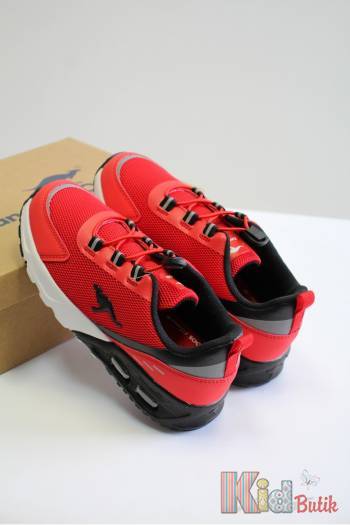 Купить Кроссовки красные с сеткой для мальчика KangaROOS 23-18845-002-6173 на КидБутик Кроссовки красные с сеткой для мальчика KangaROOS 23-18845-002-6173