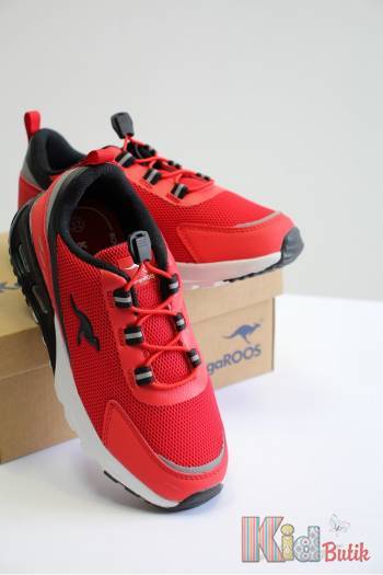 Купить Кроссовки красные с сеткой для мальчика KangaROOS 23-18845-002-6173 на КидБутик Кроссовки красные с сеткой для мальчика KangaROOS 23-18845-002-6173