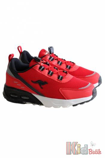 Купить Кроссовки красные с сеткой для мальчика KangaROOS 23-18845-002-6173 на КидБутик Кроссовки красные с сеткой для мальчика KangaROOS 23-18845-002-6173