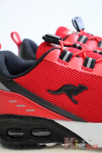 Купить Кроссовки красные с сеткой для мальчика KangaROOS 23-18845-002-6173 на КидБутик Кроссовки красные с сеткой для мальчика KangaROOS 23-18845-002-6173