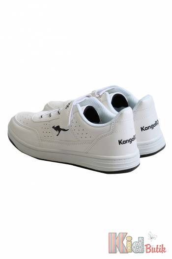 Купить Кроссовки белые с черным для мальчика KangaROOS 23-18906-002-0500 на КидБутик Кроссовки белые с черным для мальчика KangaROOS 23-18906-002-0500