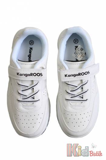 Купить Кроссовки белые с черным для мальчика KangaROOS 23-18906-002-0500 на КидБутик Кроссовки белые с черным для мальчика KangaROOS 23-18906-002-0500