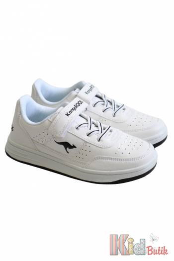 Купить Кроссовки белые с черным для мальчика KangaROOS 23-18906-002-0500 на КидБутик Кроссовки белые с черным для мальчика KangaROOS 23-18906-002-0500