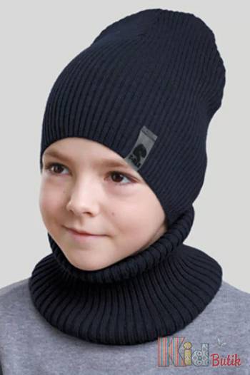Купить Шапка синяя с нашивкой "Энди" для мальчика Elf Kids Ел23-16сн на КидБутик Шапка синяя с нашивкой "Энди" для мальчика Elf Kids Ел23-16сн