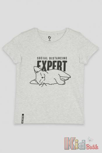 Купить Футболка в сером цвете для девочки Reporter Young 5900703820828 на КидБутик Футболка в сером цвете для девочки Reporter Young 5900703820828