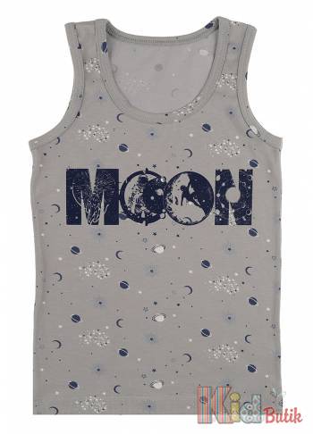 Купить Майка "MOON" для мальчика 4-5 лет Donella 23-771262B на КидБутик Майка "MOON" для мальчика 4-5 лет Donella 23-771262B
