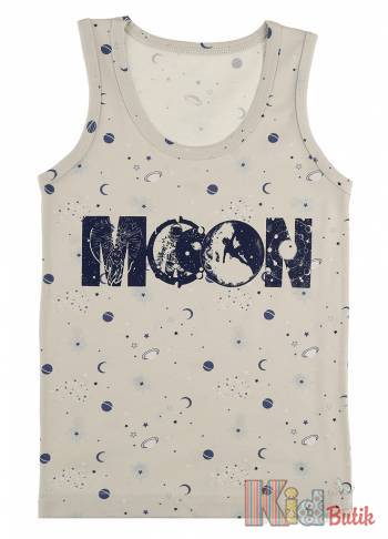 Купить Майка "MOON" для мальчика 10-11 лет Donella 23-771262B на КидБутик Майка "MOON" для мальчика 10-11 лет Donella 23-771262B